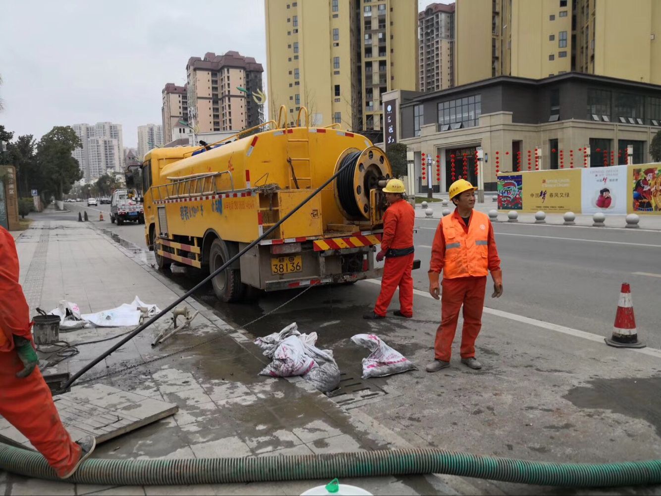 古交排污管道清淤-管道清洗
